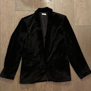 Black Velvet Blazer